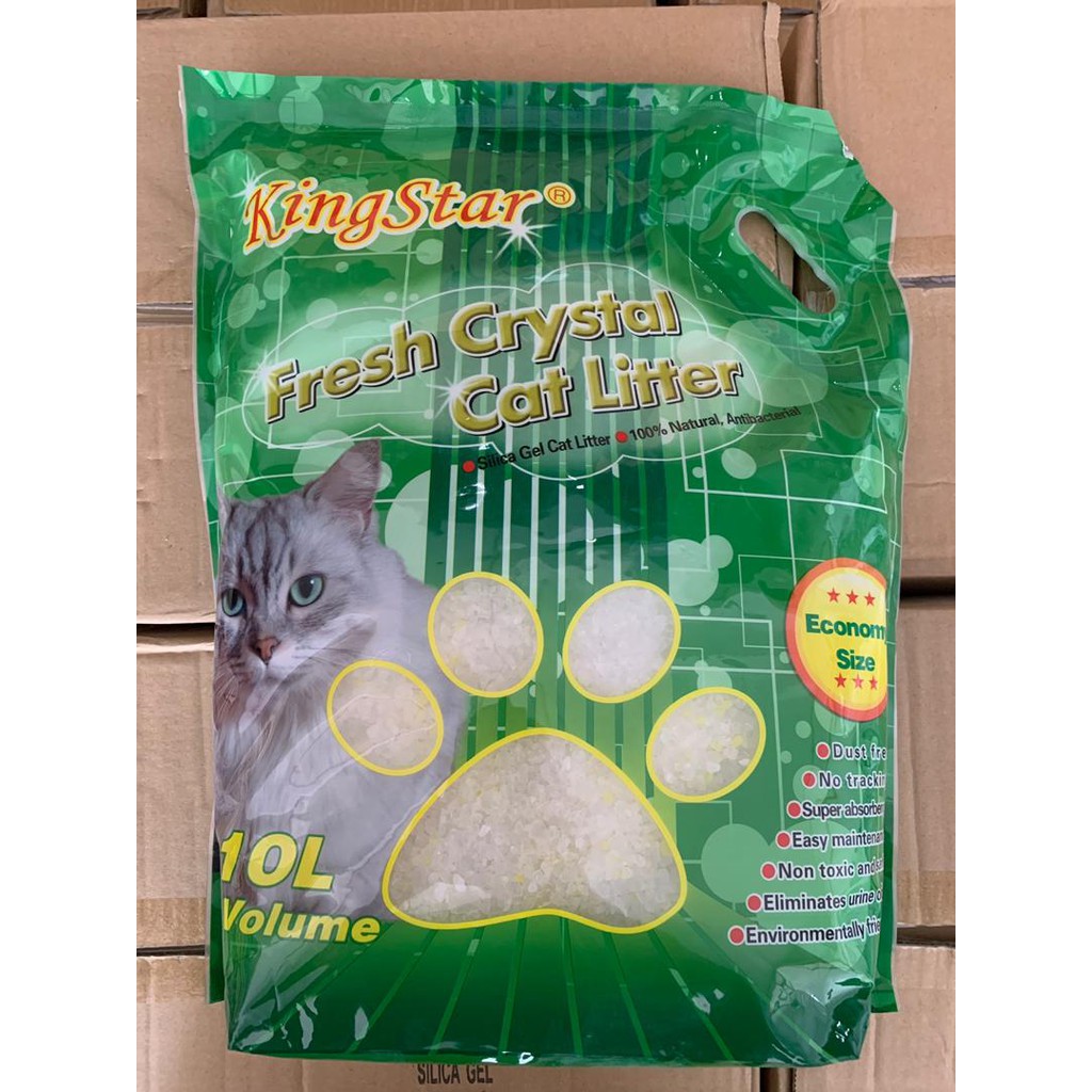 KingStar Crystal Cat Litter 10 liter Pasir Kucing Shopee Malaysia