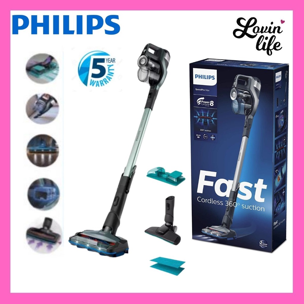 Platinum Seller Philips SpeedPro Max Aqua Cordless Stick Vacuum Cleaner