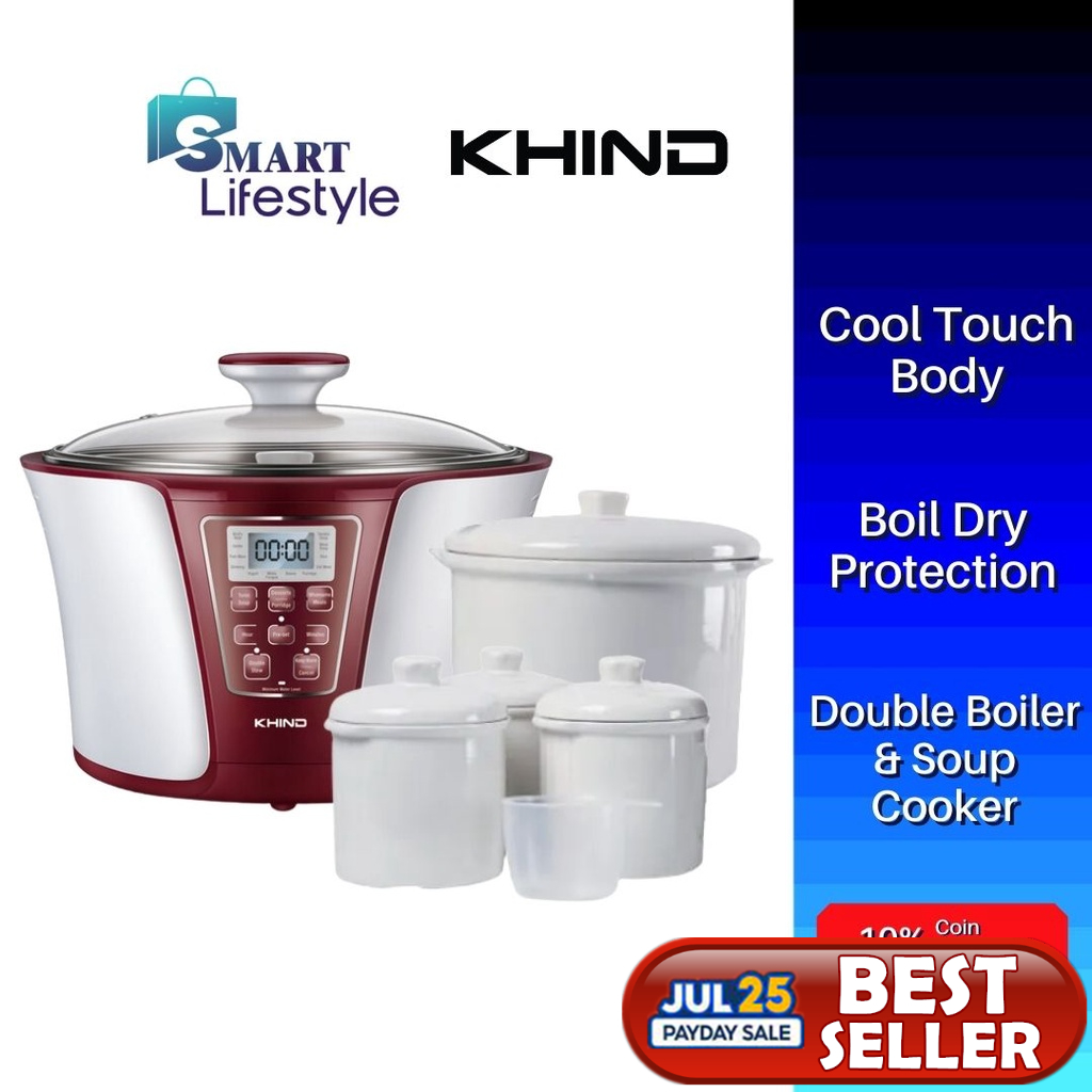 Khind Double Boiler (3.2L) DB32AS Shopee Malaysia
