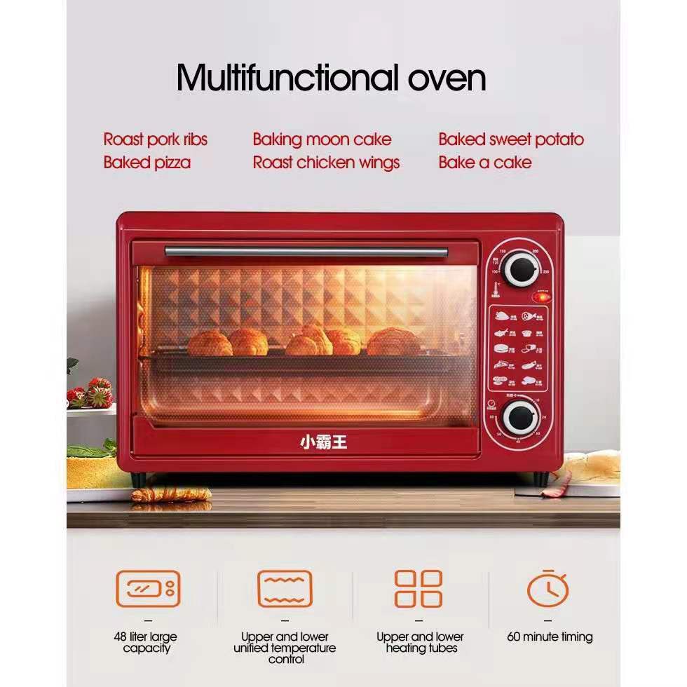 Ready Stock 48L Electric Oven Large Capacity Big Size Electric Toaster