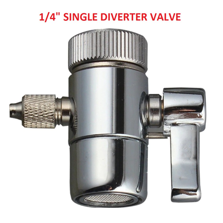 WATER FILTER DIVERTER VALVE FOR COUNTERTOP FILTER 1/4" 3/8" TUBE Shopee Malaysia