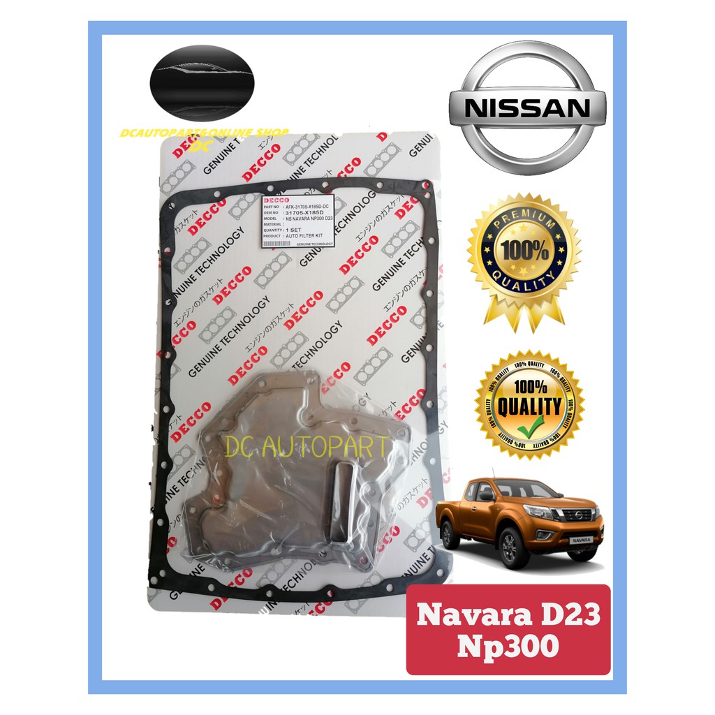 NISSAN NAVARA NP300 D23 AUTO GEAR BOX FILTER KIT SET Shopee Malaysia