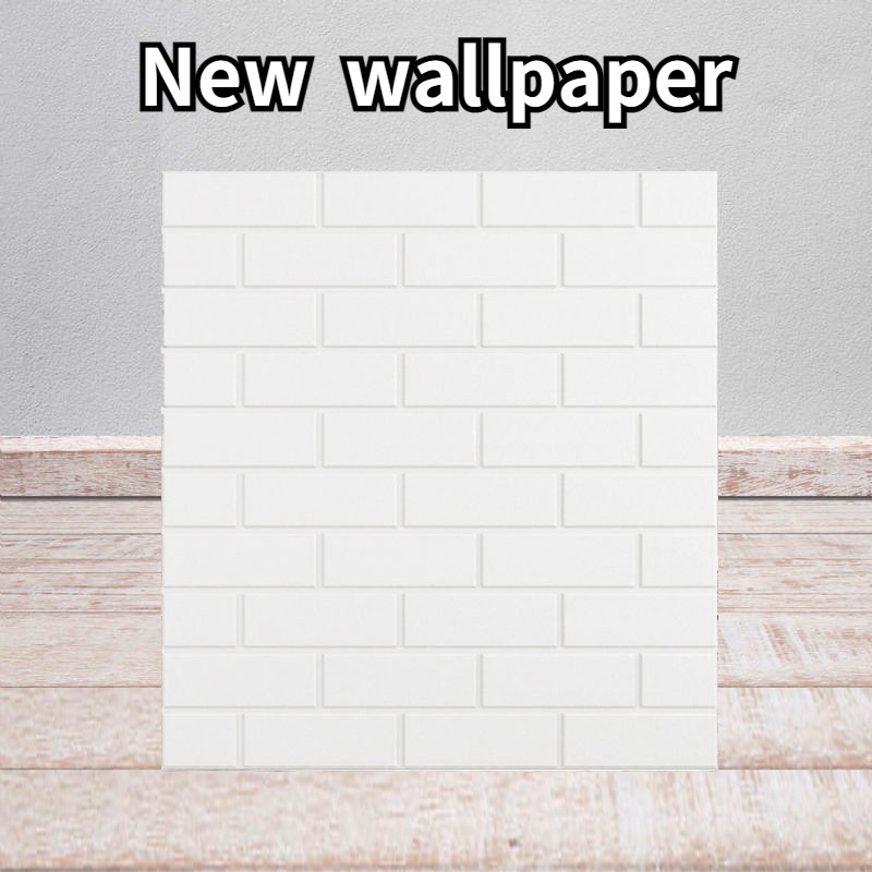 Wallpaper 3d brick dinding Decoration foam wall paper wall decor