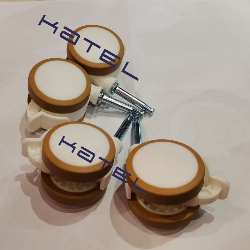 Katil baby cot castors/wheels/ roda katil bayi {anti slip with lock, 360degree swivel wheel