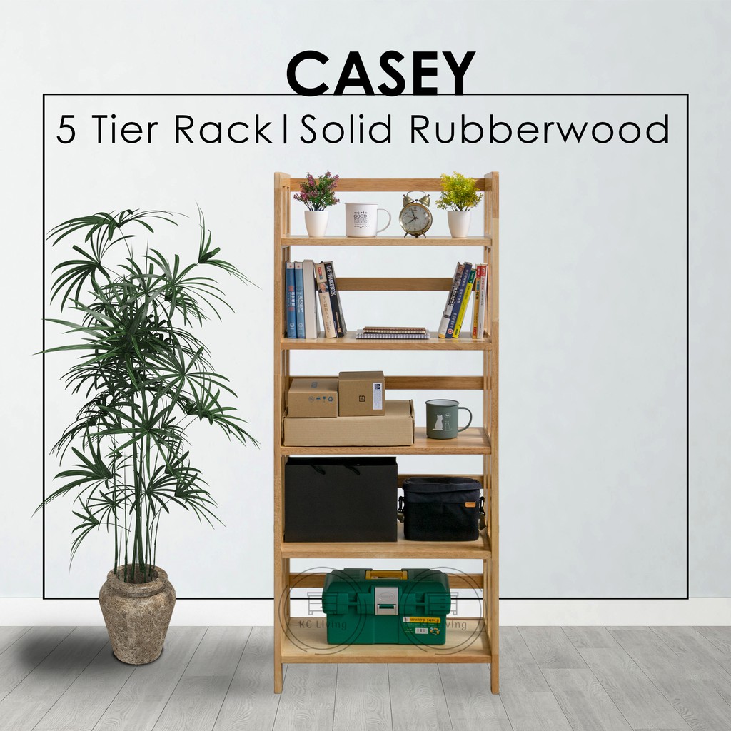 [KCL] Casey Rack / Corner Rack/ Full Solid Rubber Wood/ Water Resistant