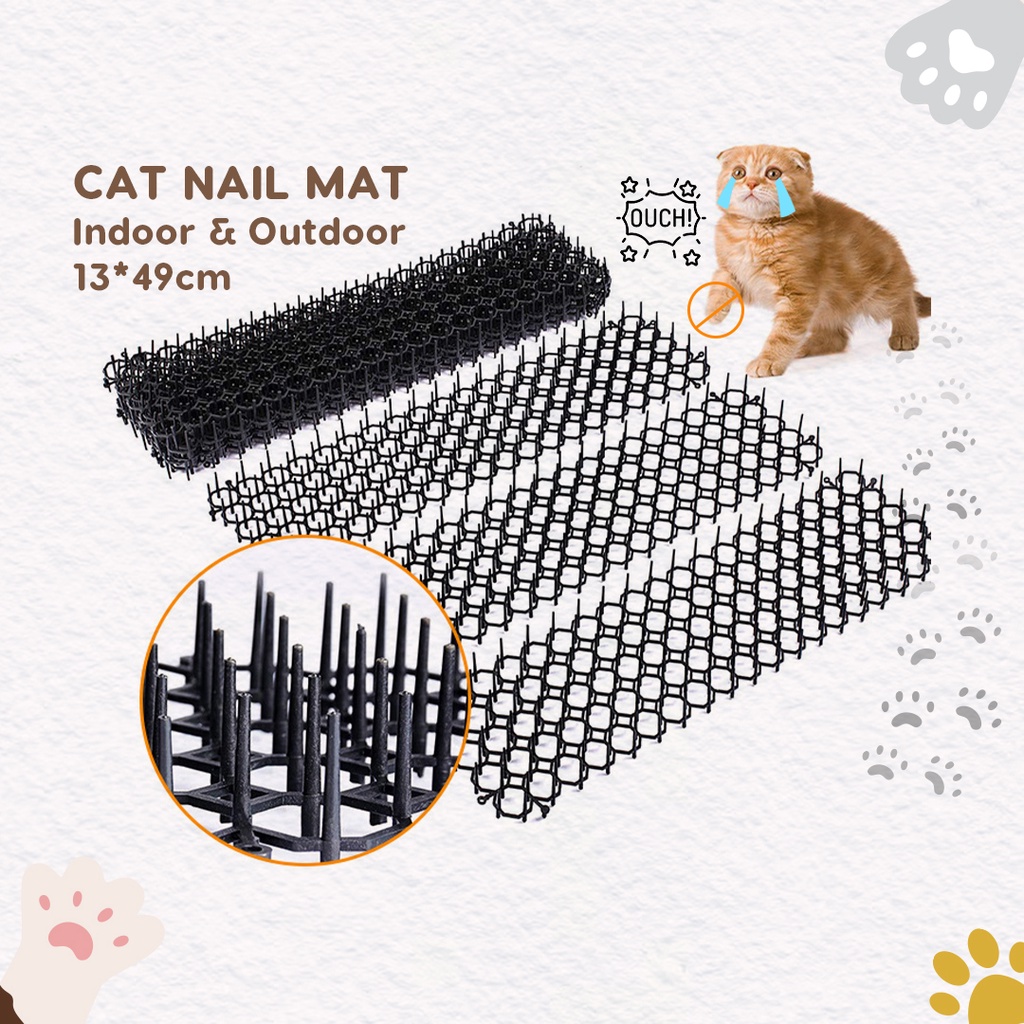 AntiAnimal Repellent Mat Scat Spike Mat Humane Anti Cat Dog Control