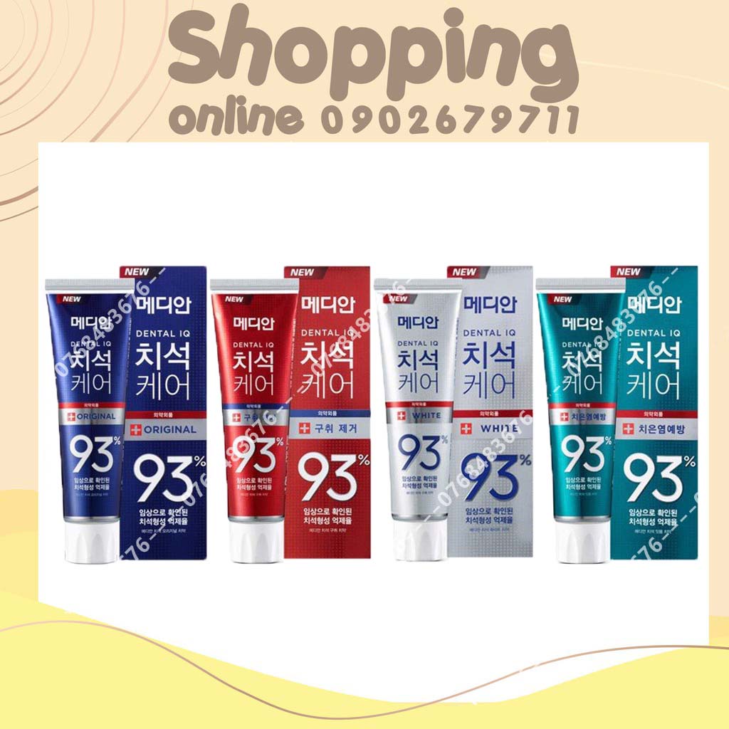 Median Dental IQ Toothpaste 93 Korea 120G Shopee Malaysia