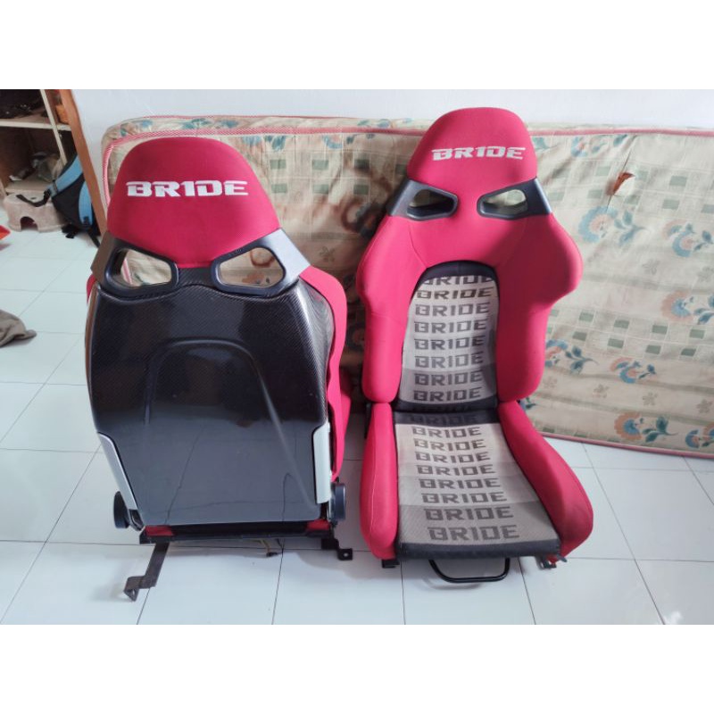 Bride cuga carbon fibre semi bucket reclining seat original Japan