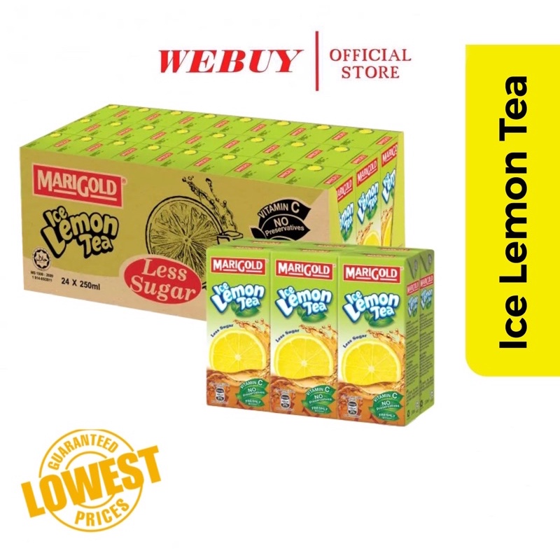 MARIGOLD Ice Lemon Tea Drink (250ml) Shopee Malaysia