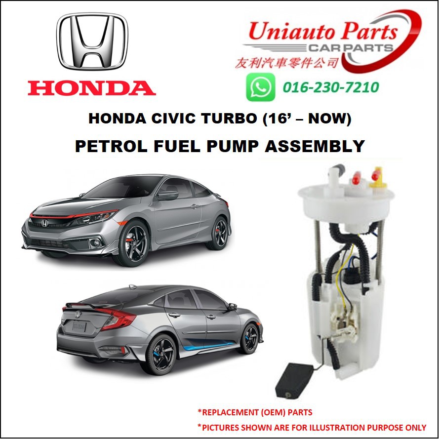 HONDA CIVIC TURBO EX TBA FC ('15 NOW) PETROL FUEL PUMP ASSEMBLY