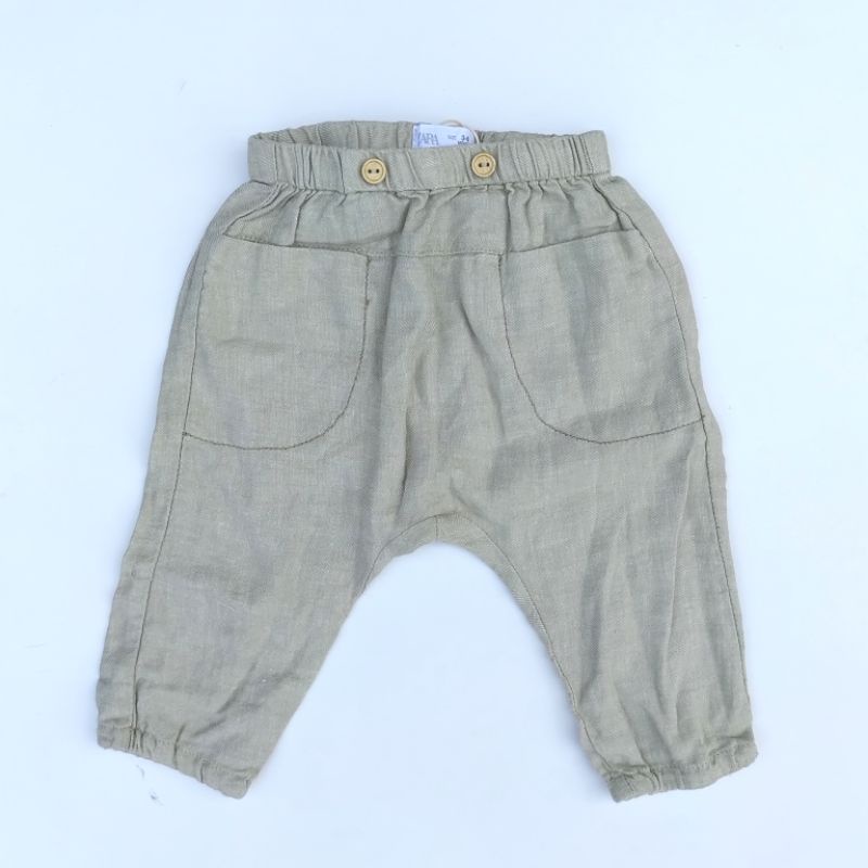 zara baby boy linen cotton pant(112m) Shopee Malaysia