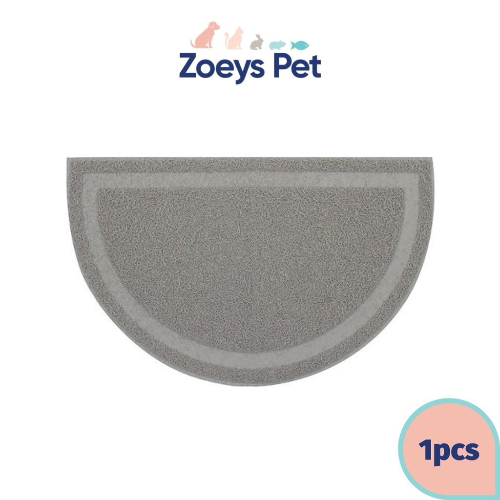 Catit Litter Trapping Mat Warm Grey (Half Circle) Shopee Malaysia