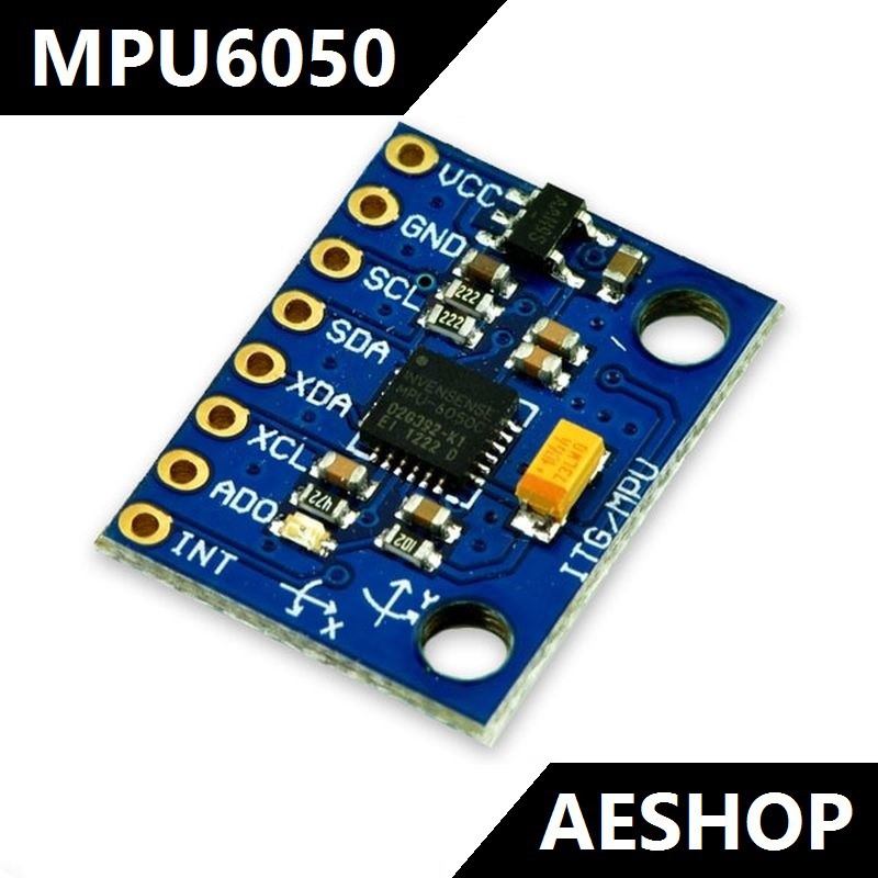 Mpu6050 Tilt Angle Sensor Module Shopee Malaysia