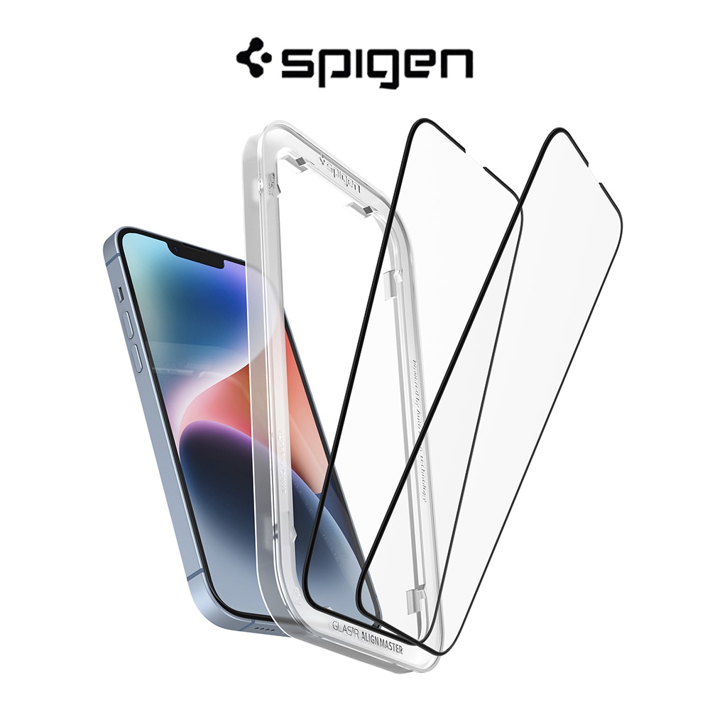 Spigen Align Master Screen Protector For iPhone 14 Plus/13 Pro Max (2