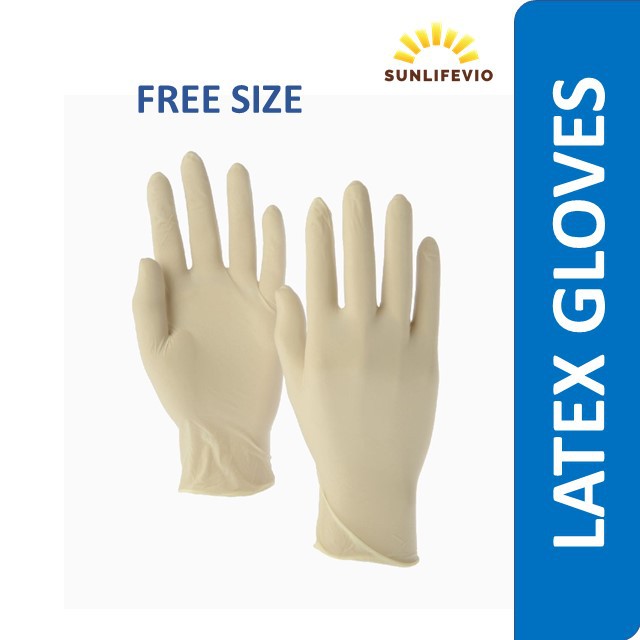 DISPOSABLE LATEX GLOVES FOOD CATERING HOUSEHOLD SARUNG TANGAN GETAH