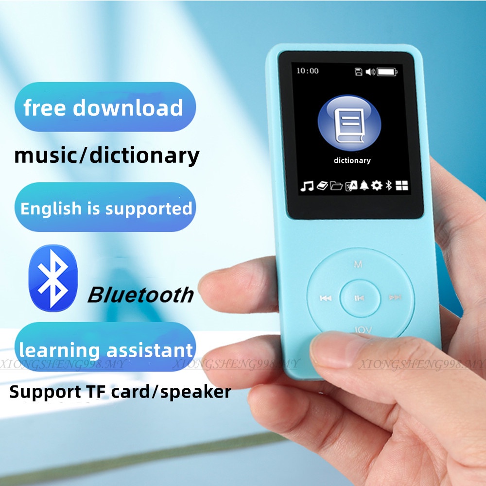 The New Bluetooth model MP3/MP4 player supports up to 128GB card MP3