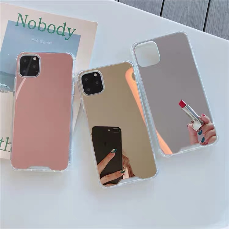 (AIRBAG) MIRROR AIRBAG ANTISHOCK TPU CASING FOR IP11 11PRO 11PRO MAX
