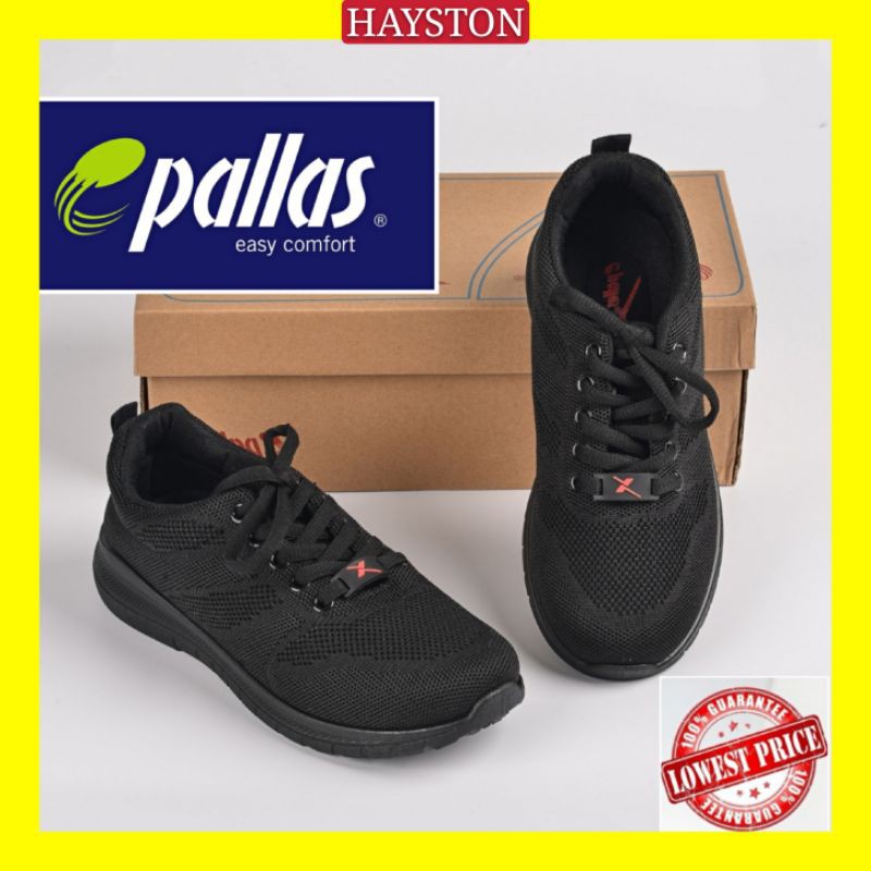PALLAS X BLACK SCHOOL SHOES KASUT SEKOLAH HITAM BERTALI Pallas Jazz Secondary Shoes PX37016BK