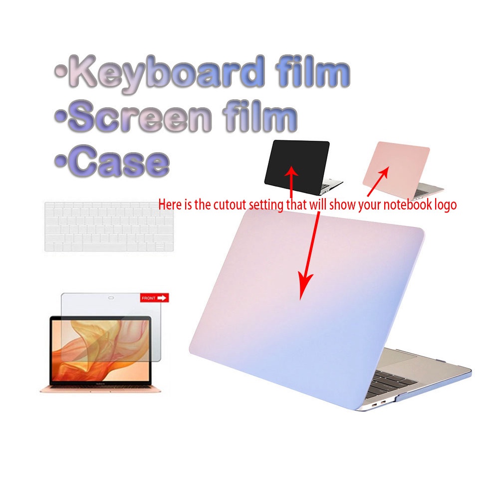 Cream Hard cover Laptop Case 5 in 1 Set For Macbook M1 2020 Pro 13 2020