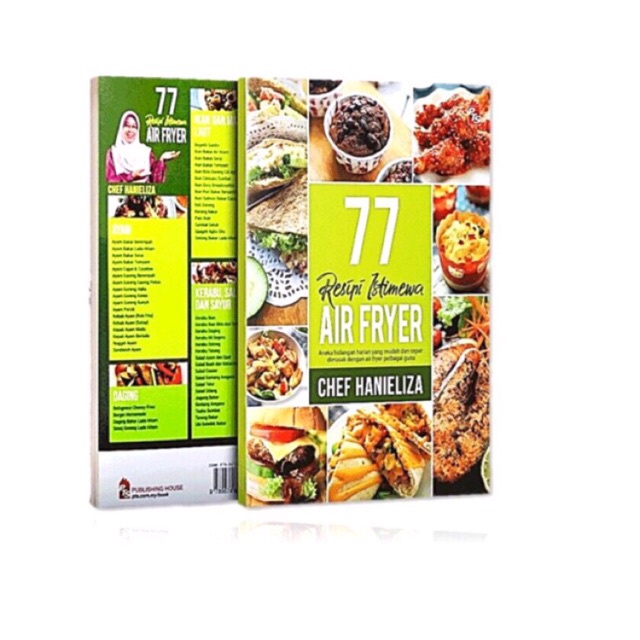 BUKU RESIPI 77 RESEPI ISTIMEWA AIR FRYER [ CHEF HANIELIZA ]j/x