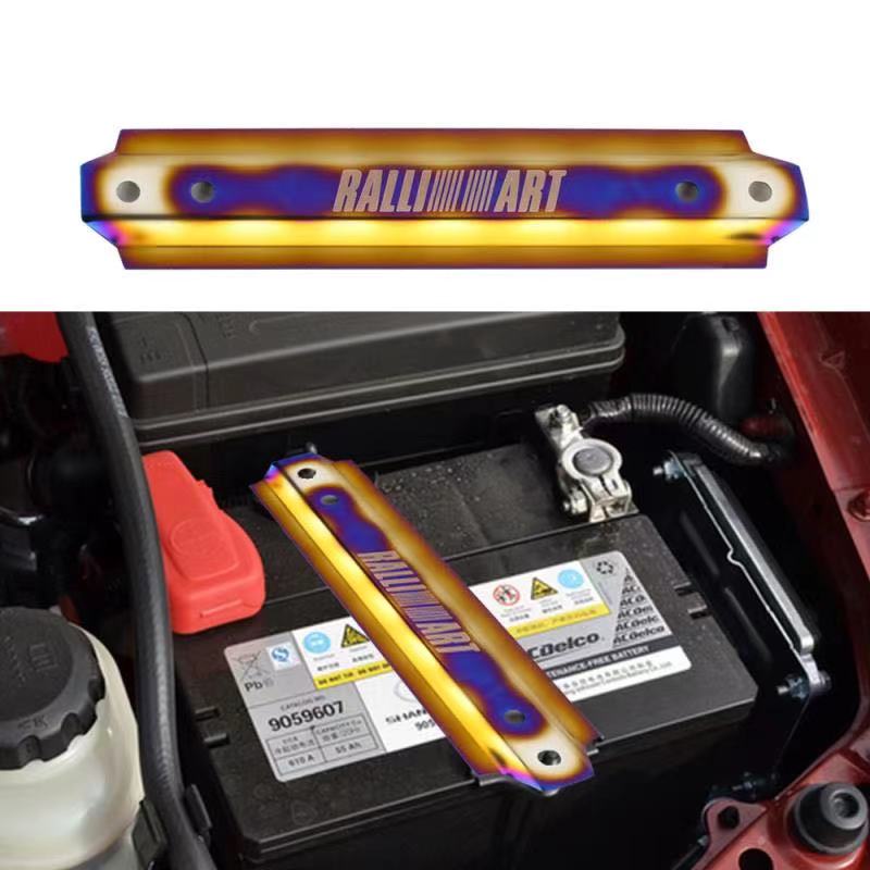 Titanium Battery Bracket holder Universal NS40 NS60 NS50 NS70 Car