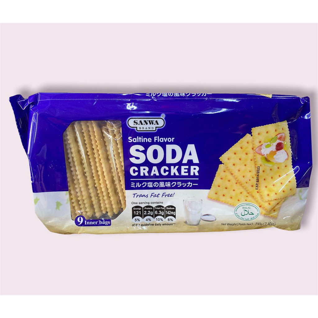 Sanwa Soda Crackers 210G Shopee Malaysia