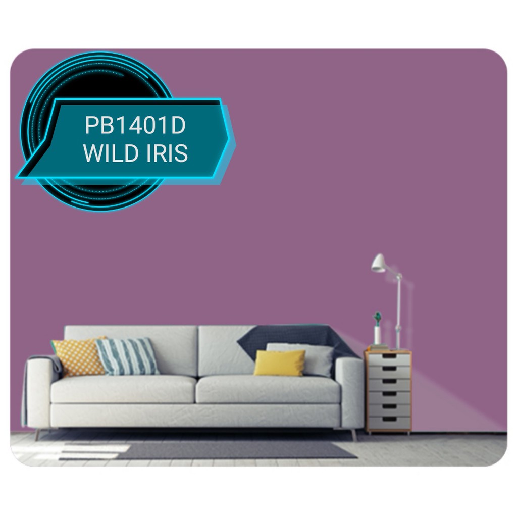 NIPPON Exterior paint QShield 5 Liter PB1401D WILD IRIS Shopee