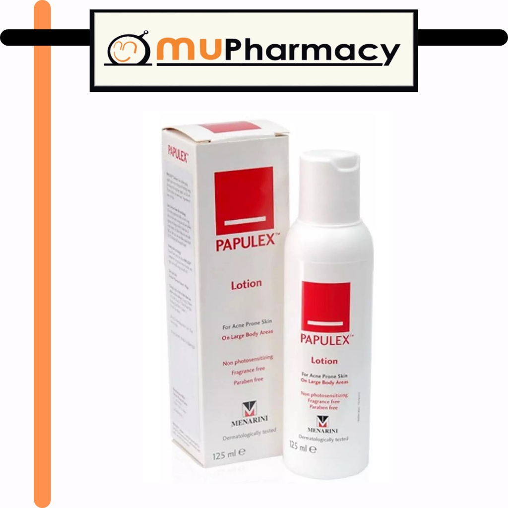 Papulex Lotion For Acne Prone Skin 125ML (Expiry 01/2024) Shopee