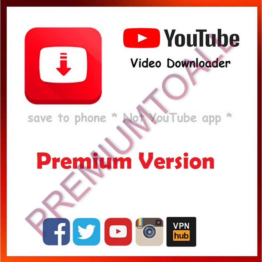 [Premium] Video Downloader No Ads [LIFETIME] Cheapest Price!!🔥PROMO🔥