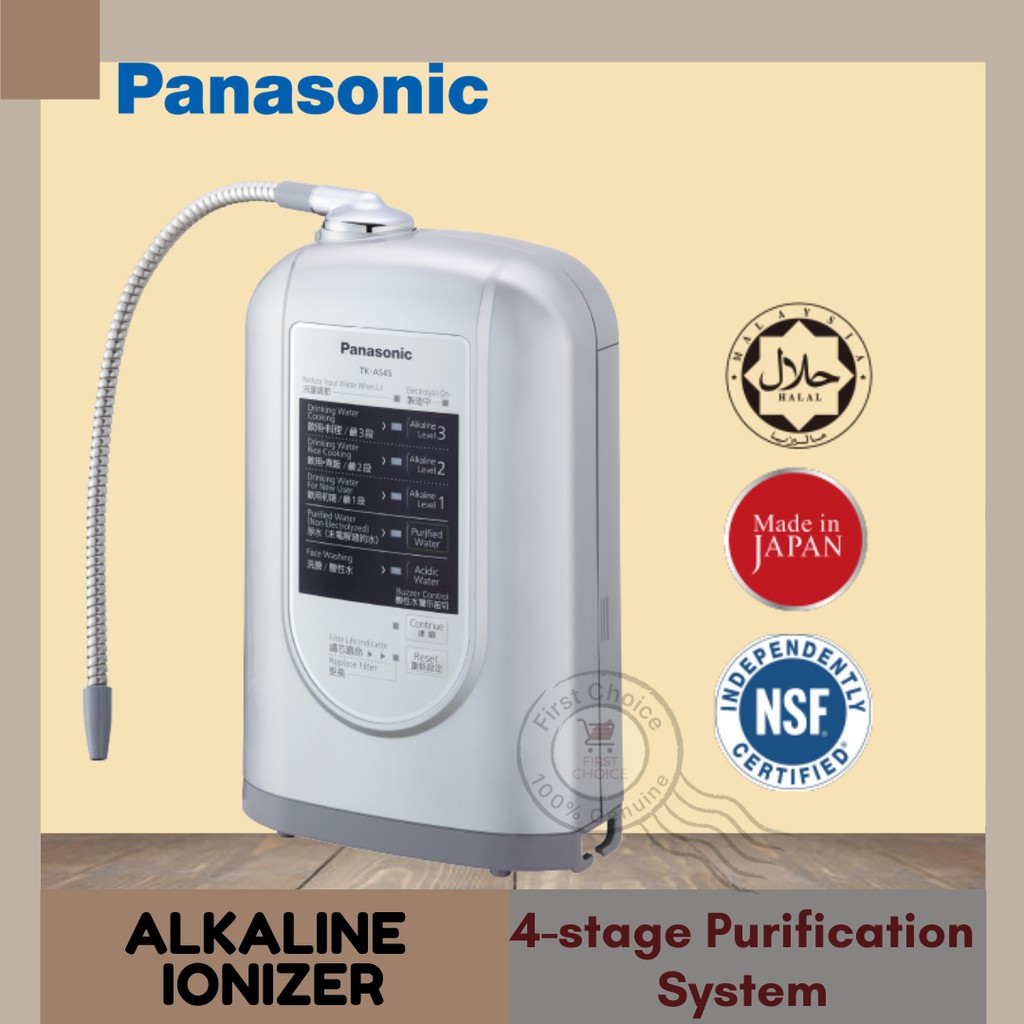 [Clearance] Panasonic Alkaline Water Filter / Purifier With Ionizer TKAS45 Shopee Malaysia