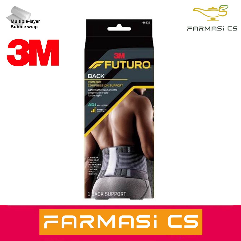 3M Futuro Deluxe Back Support Adjustable ( 32 48 in) 46819 NEW
