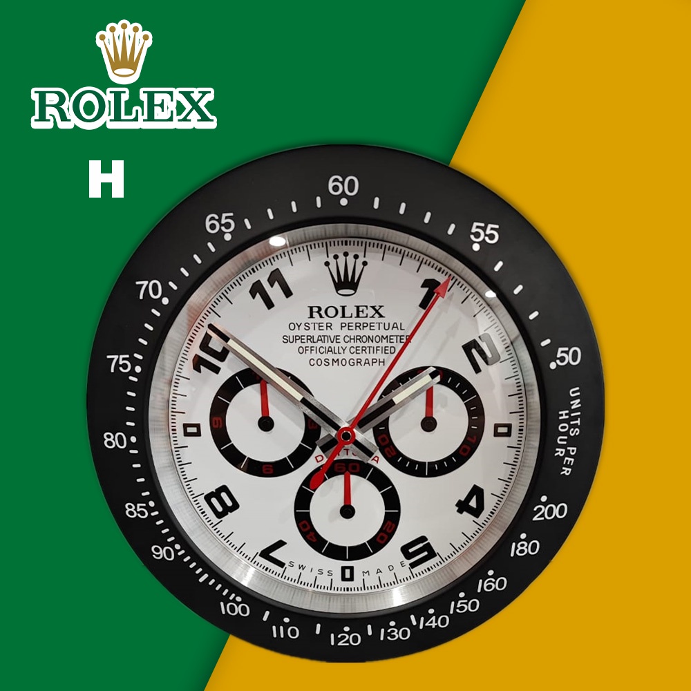 ROLEX Stainless Steel Wall Clock Living Room / GMTMaster / Jam Dinding Hiasan / Wall Clock