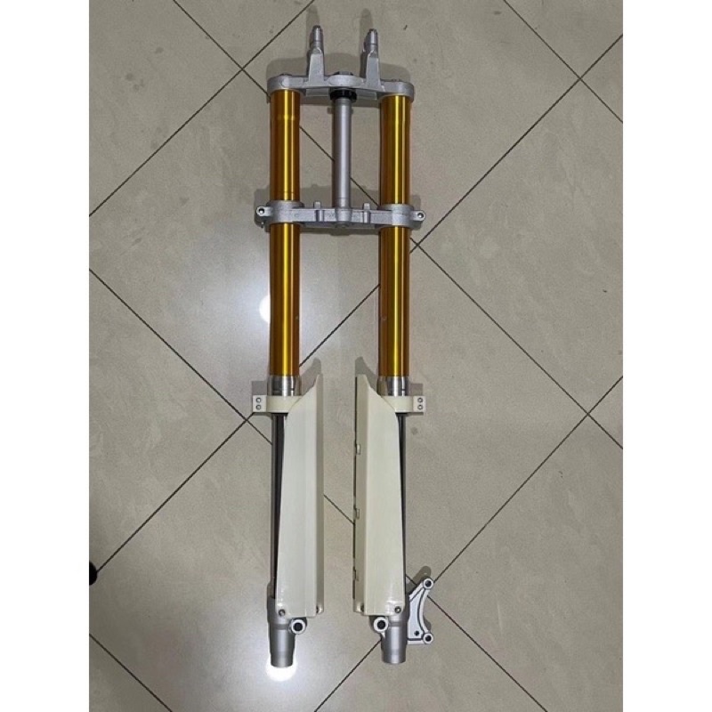 KLX UPSIDE DOWN FORK GOLD / RED / BLACK 98CM KAWASAKI KLX150 FRONT FORK