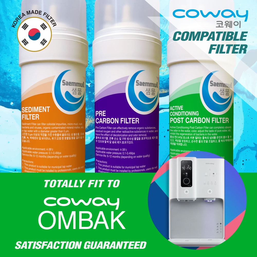 Korean Mineral Water Filter For Coway OMBAK Filter Replacement Set