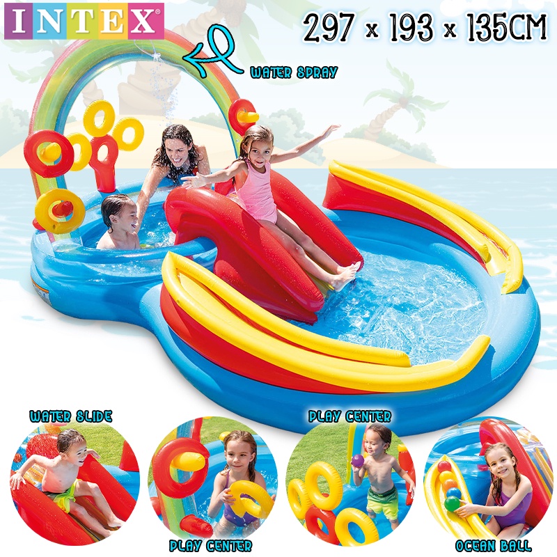 INTEX 57453 Rainbow Ring Play Center Children Toy Play Ground