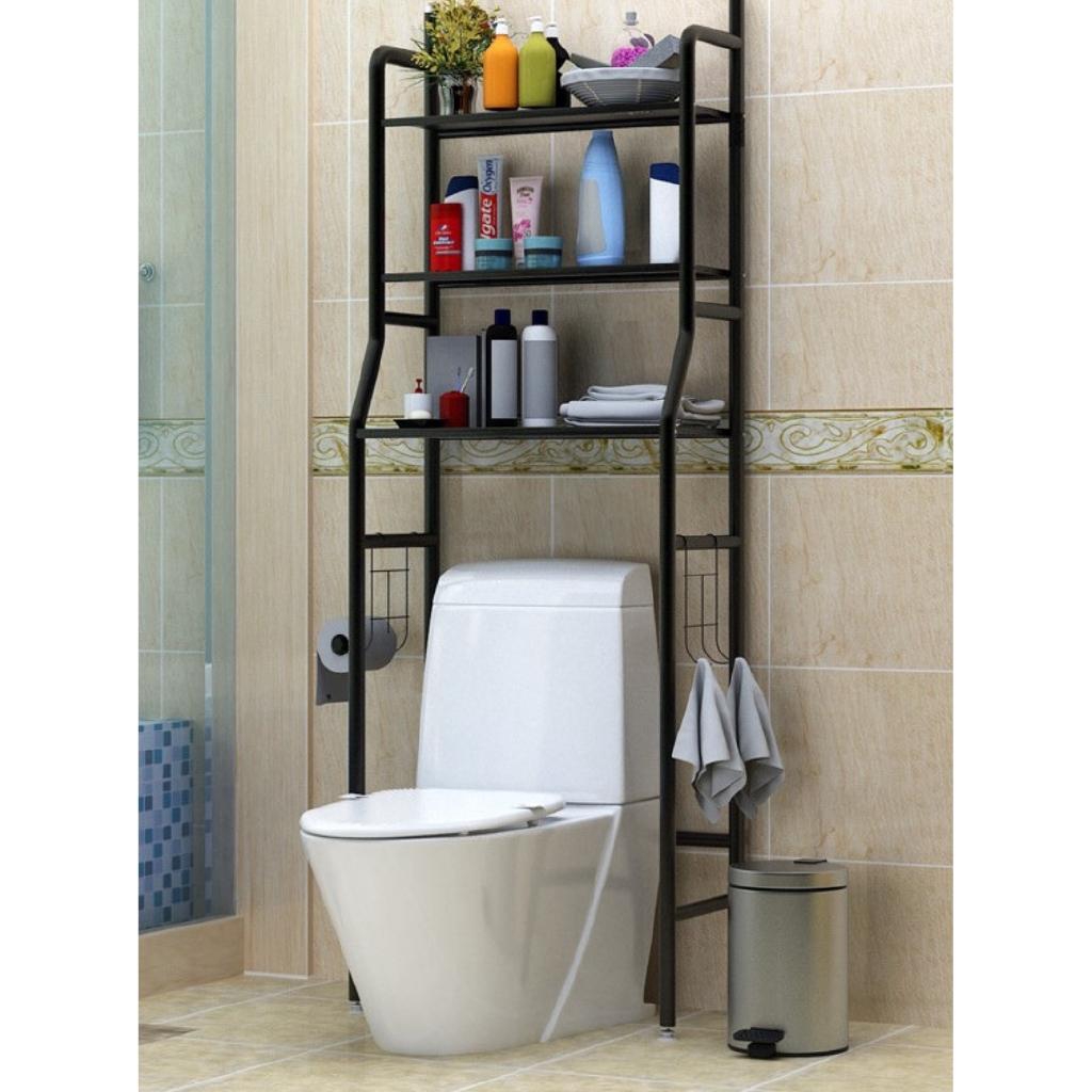 Goluck 3 Tier Over Toilet Bathroom Rack Toilet Bowl Rack 3 Tier Washing
