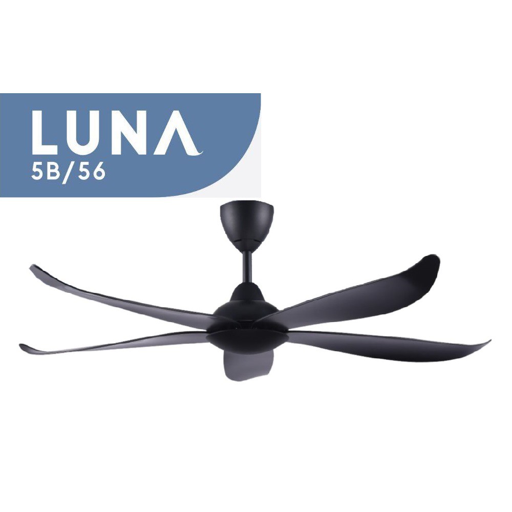 ALPHA VANNUS LUNA 5B/56" DC MOTOR FAST DELIVERY CEILING FAN REMOTE