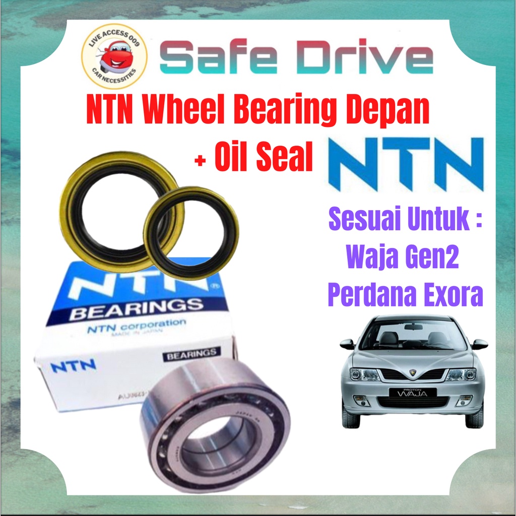  NTN Proton Waja Front Wheel Bearing ( AU08231 ) + Front Wheel Oil