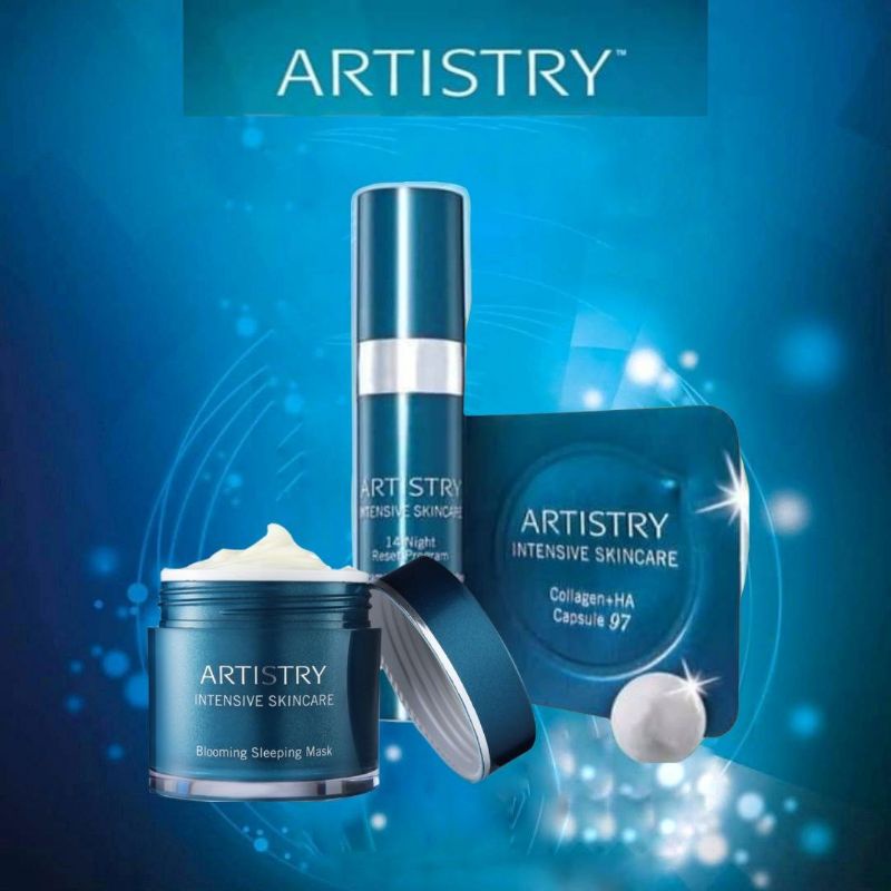 ARTISTRY INTENSIVE SKINCARE 14 NIGHT RESET PROGRAM, COLLAGE N +HA