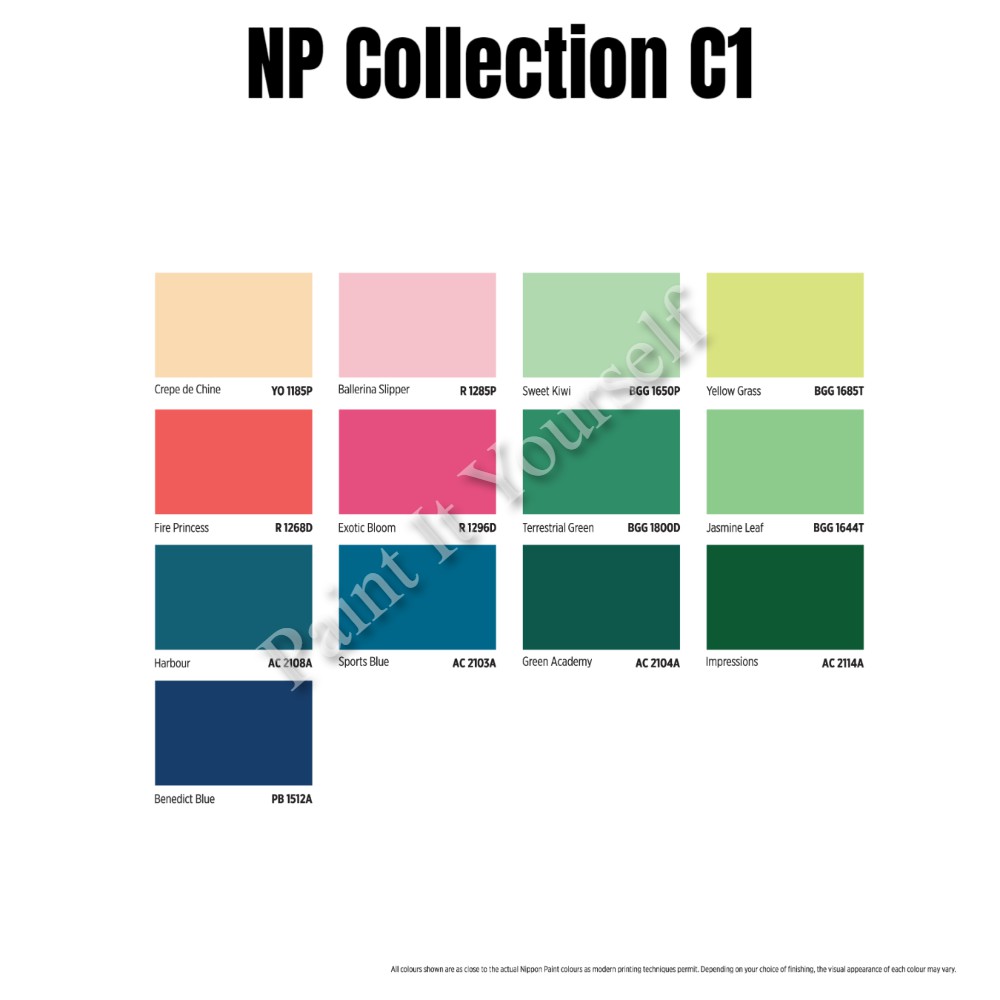 Nippon Paint Odourless Air Care AirCare Interior Wall Paint / Cat Dalam Dinding Rumah 1L 1