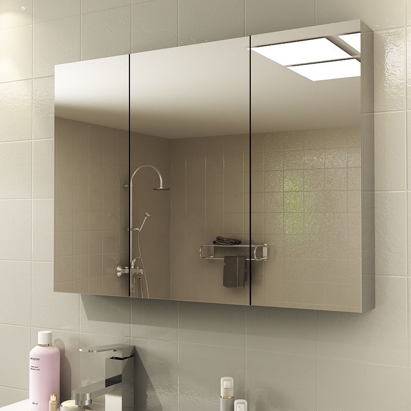 Stainless Steel Bathroom Mirror WallMounted Toilet Mirror Box