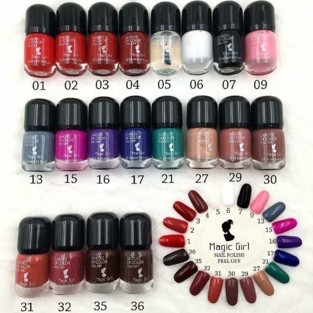 🇲🇾NAIL POLISH PEEL OFF MAGIC GIRL 16ml (126) Shopee Malaysia