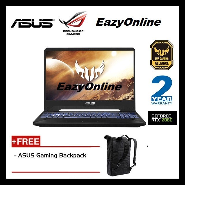Asus Gaming Laptop TUF GAMING FX505DVAL184T 15.6" ( Ryzen 73750H/8GB