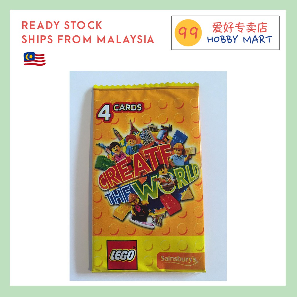 Lego Create The World Exclusive Trading Cards (Sainsbury's) Shopee