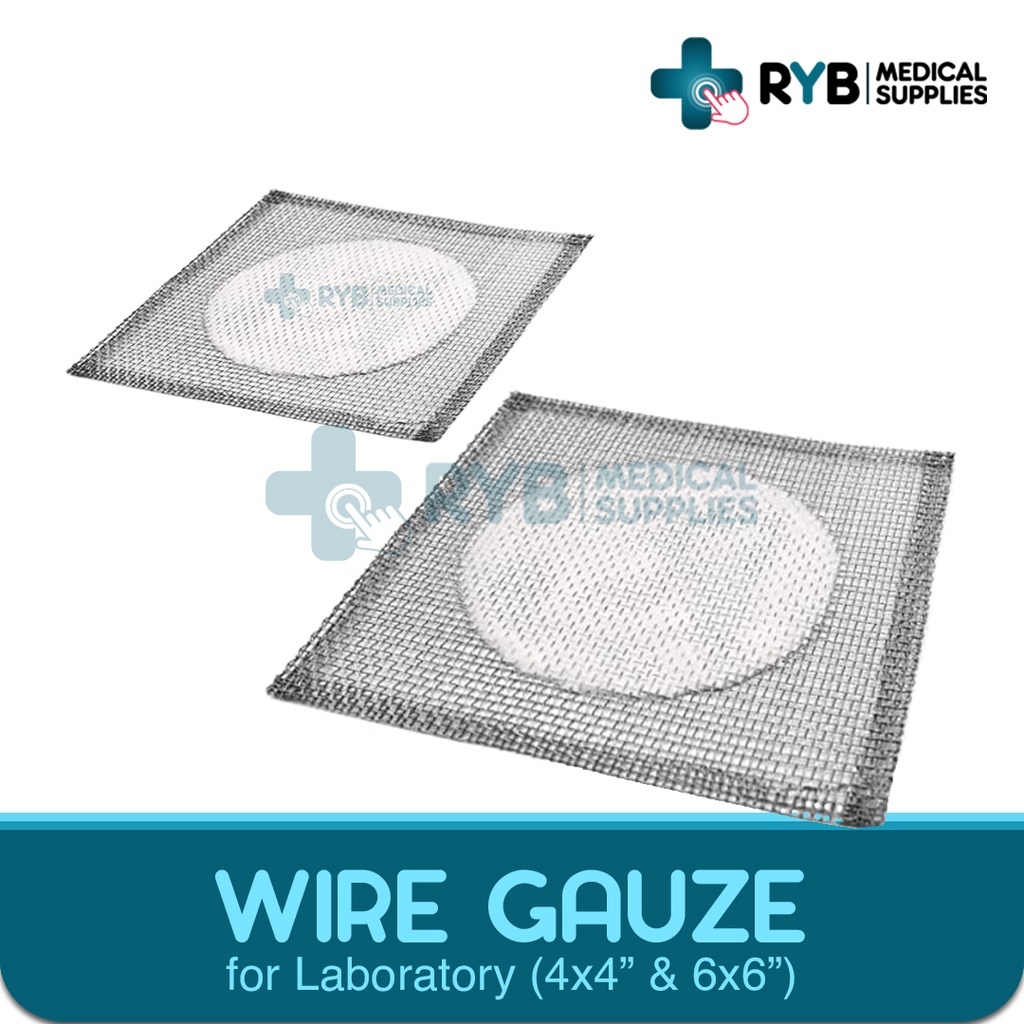 Lab Wire Gauze Square Bunsen Burner Tripod Net Mesh Support (for