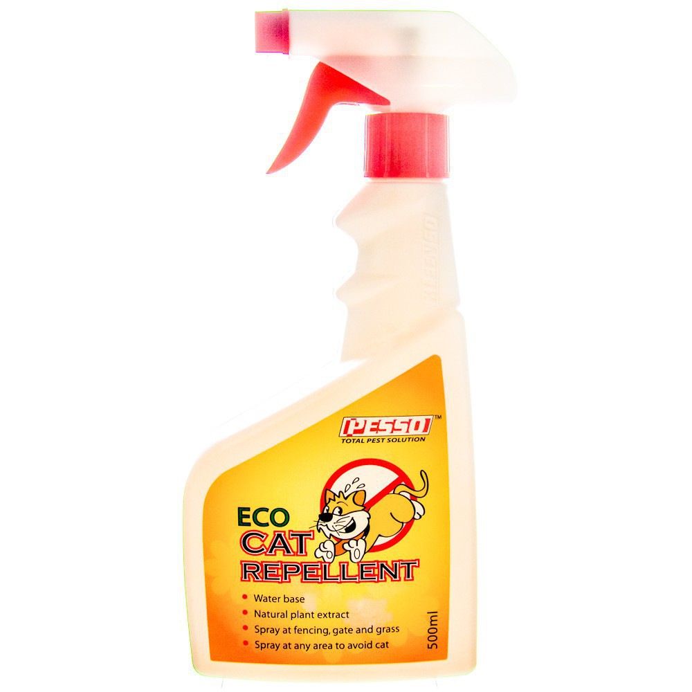 PESSO Eco Cat Repellent (500ml) Halau Kucing Spray Repel Cats 驱猫液 安全