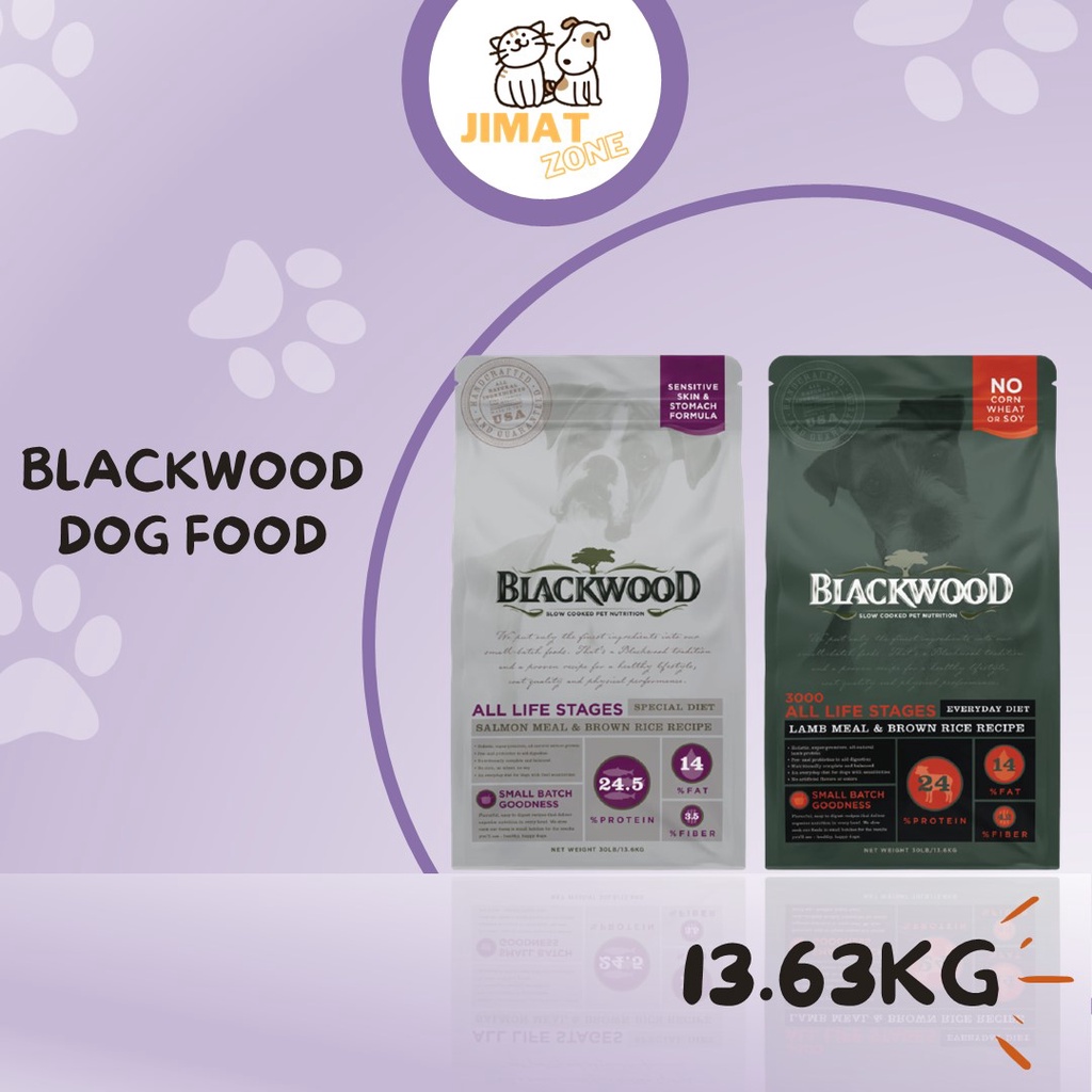Blackwood Dog Food 13.63KG Salmon , Lamb , Blackwood Dog , 13.6KG