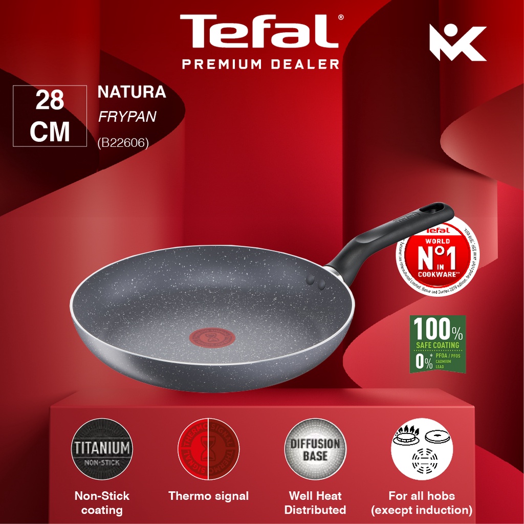 Tefal Natura Frypan (28cm) (B22606) Shopee Malaysia