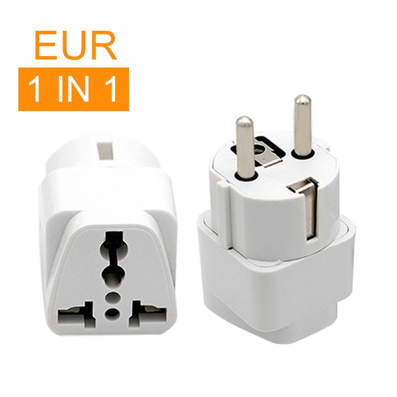 Multifunction EU German Conversion Plug To Universal French Russian