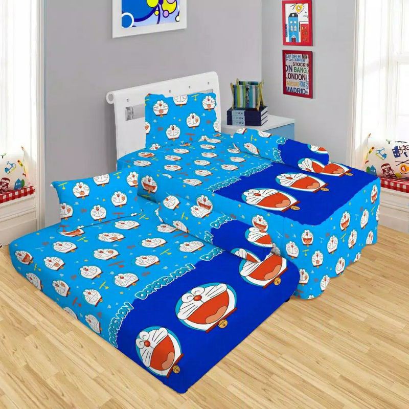Lady Rose Bed Linen 2in1 tayo, doraemon, we bare bear, nemo, paw patrol